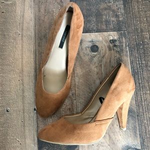 Brown Suede Heels